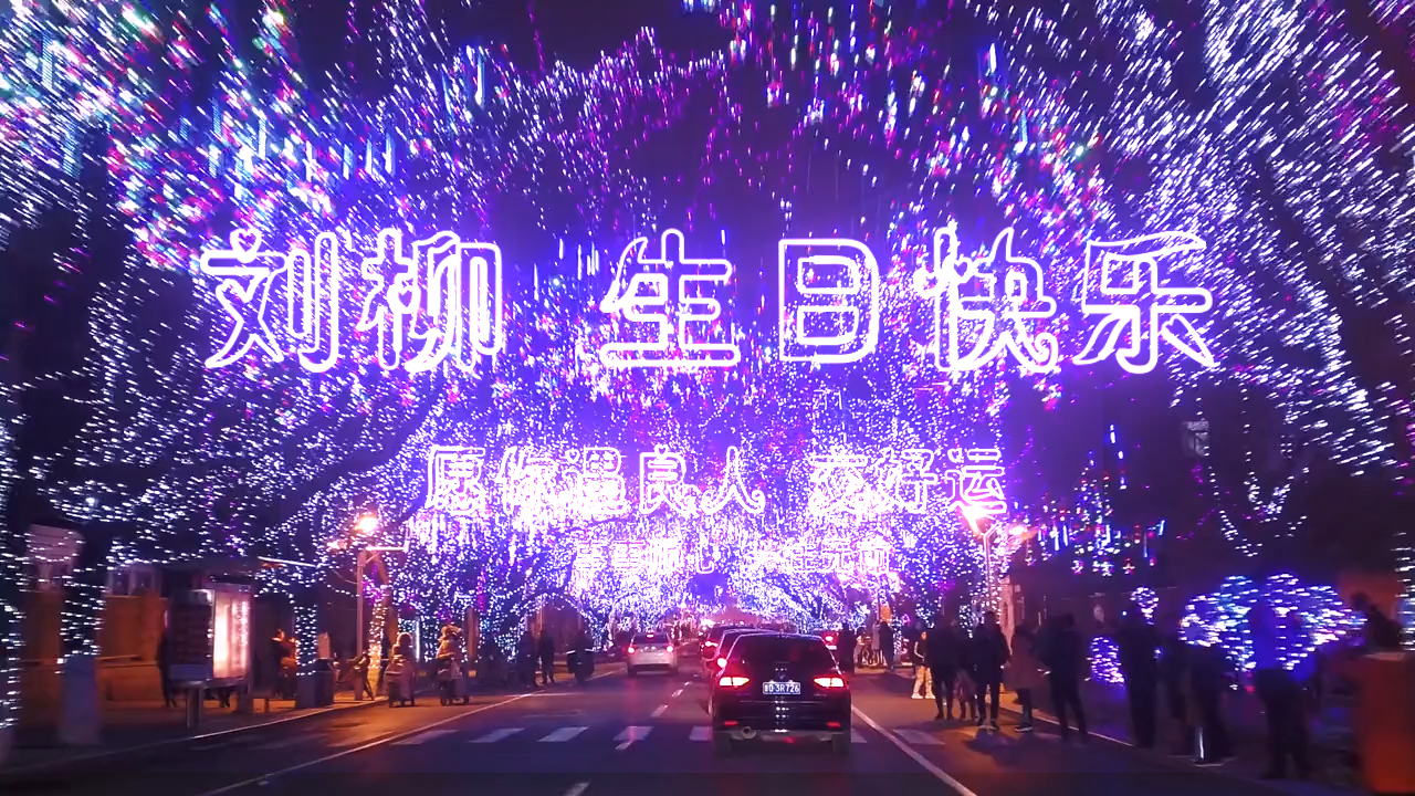 145浪漫紫色街道