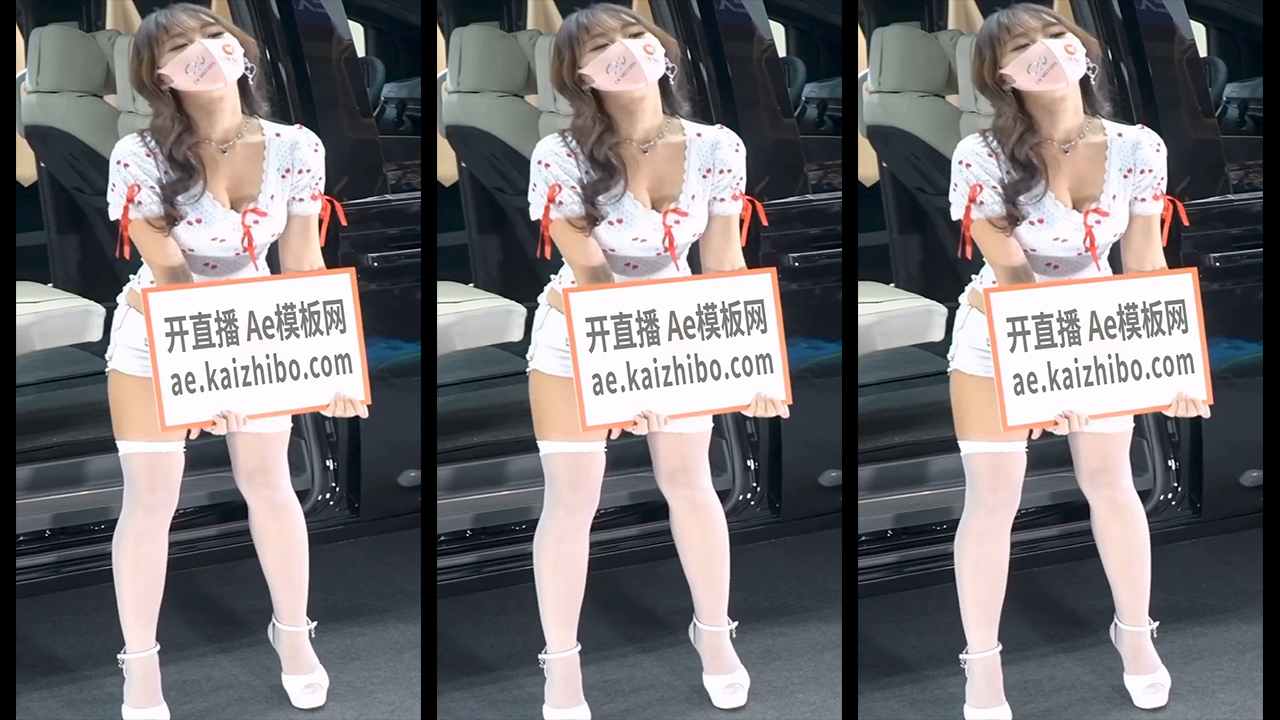 187车模美女举牌